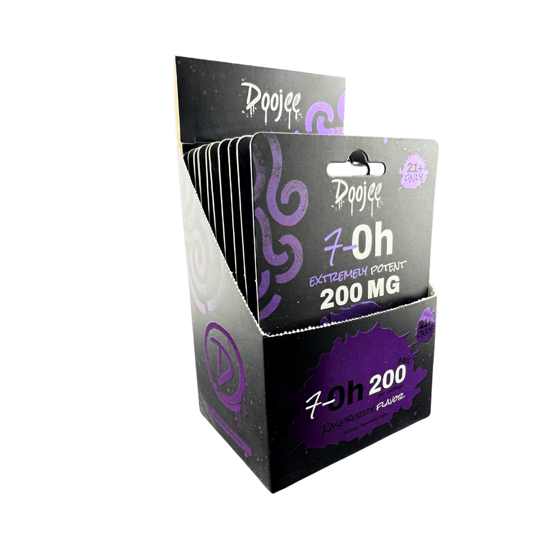 7-OH Raspberry Kratom 40mg Tablets (10-Pack Display Box)
