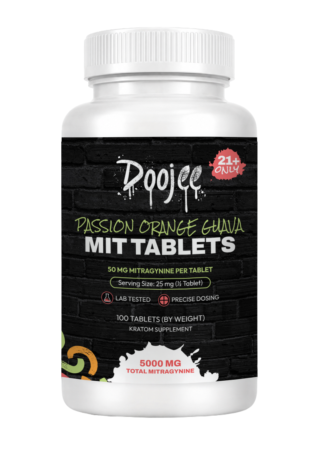50MG MIT Tablets, Passion Orange Guava