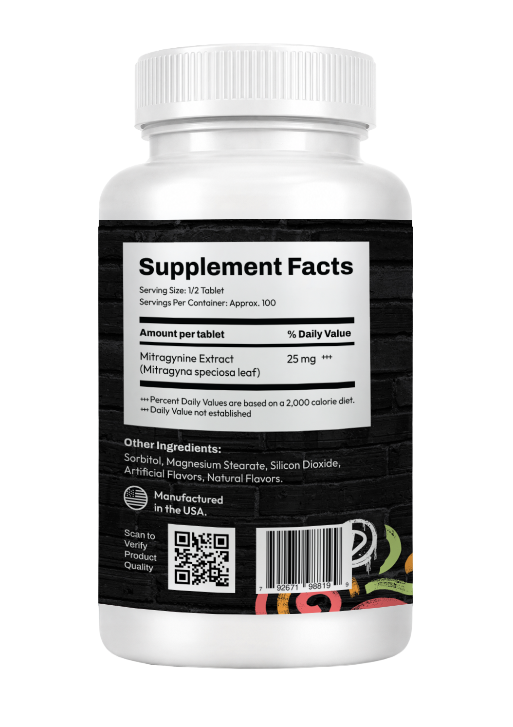 50MG MIT Tablets, Passion Orange Guava